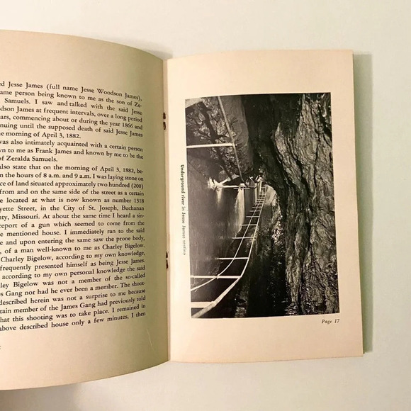 Vintage 1963 The  Truth About Jesse James Phyllis Argall Booklet Softcover - Picture 14 of 16